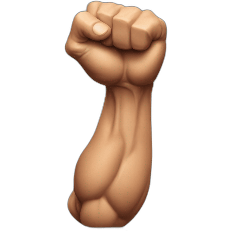 Bodybuilder forearm emoji