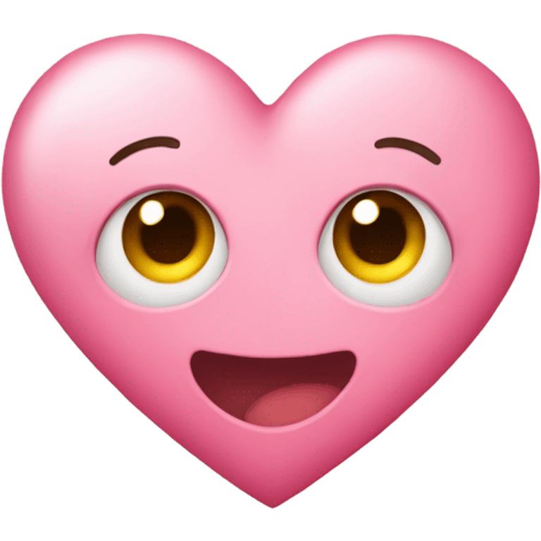 Cute love heart emoji