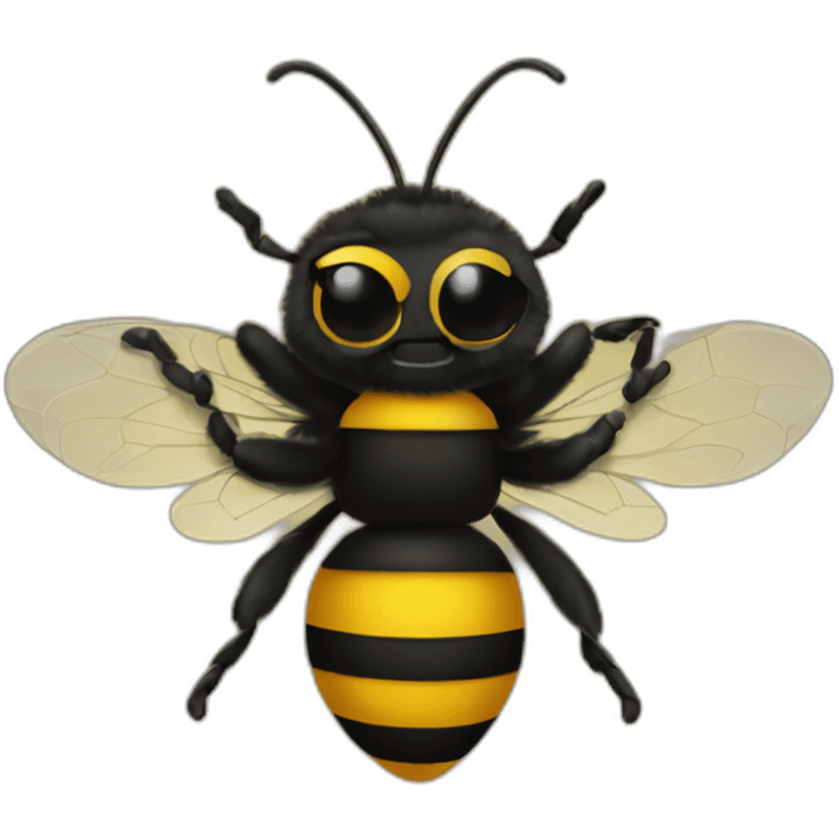 John Lenon as a bee emoji