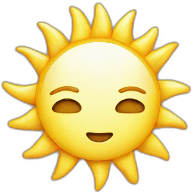 Sun emoji