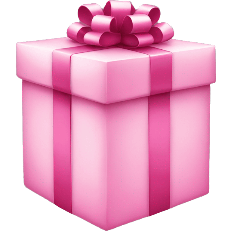 Pink Christmas present  emoji