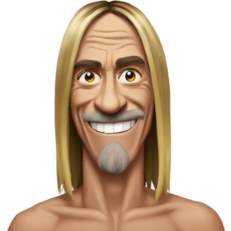 iggy pop smiling emoji