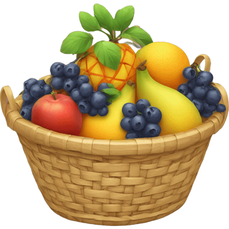 fruit basket emoji