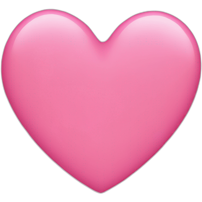 Pink heart emoji