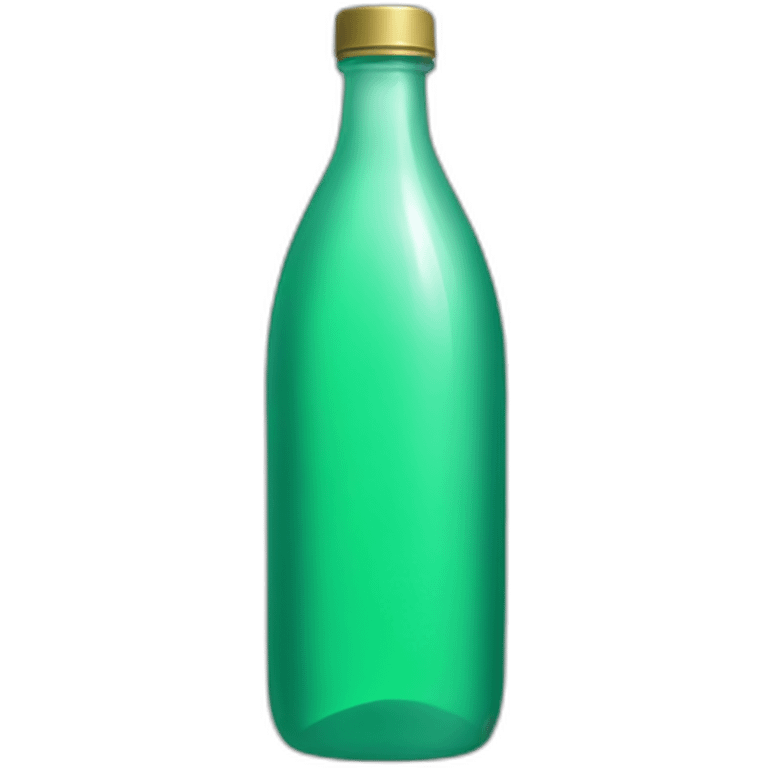 bottle with green water emoji