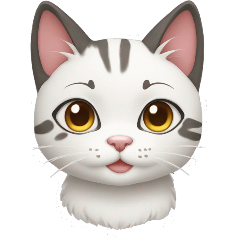 cute japanese cat named koneko emoji