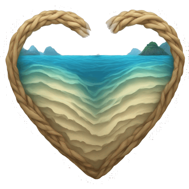 Ocean heart emoji