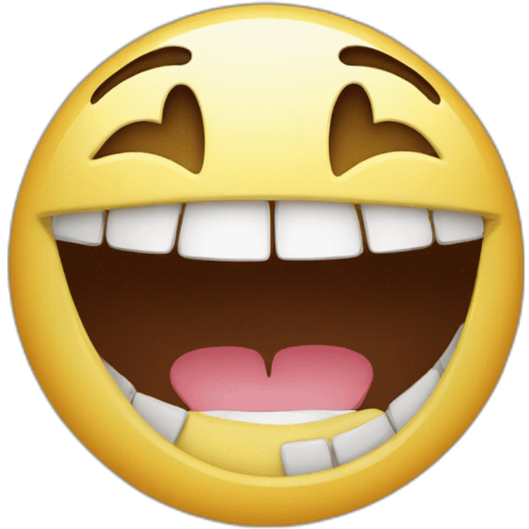 Faux sourire emoji