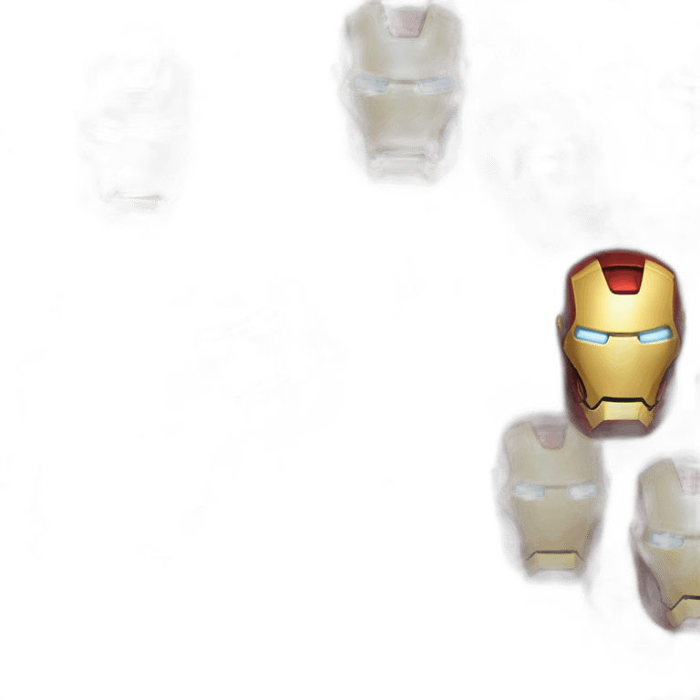 Iron man armor emoji