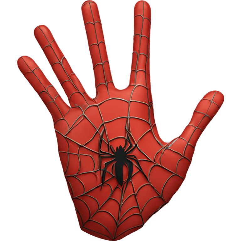 Spiderman hand emoji