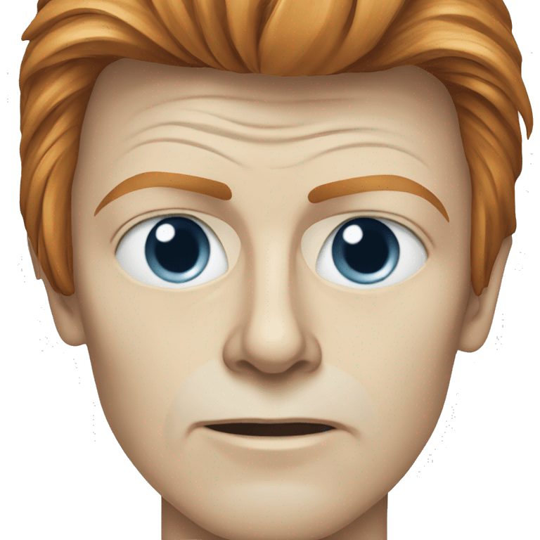 Realistic David Bowie emoji