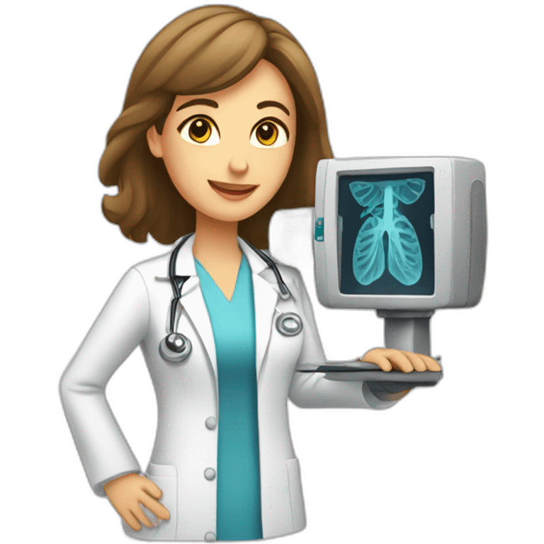 Radiologist-performing-mammography emoji