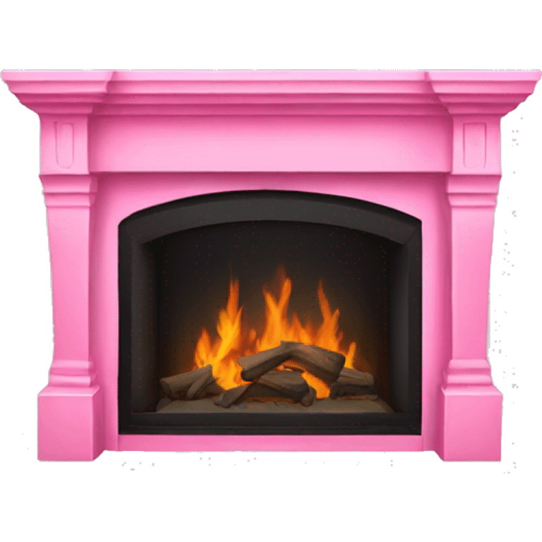 pink fireplace mantle emoji