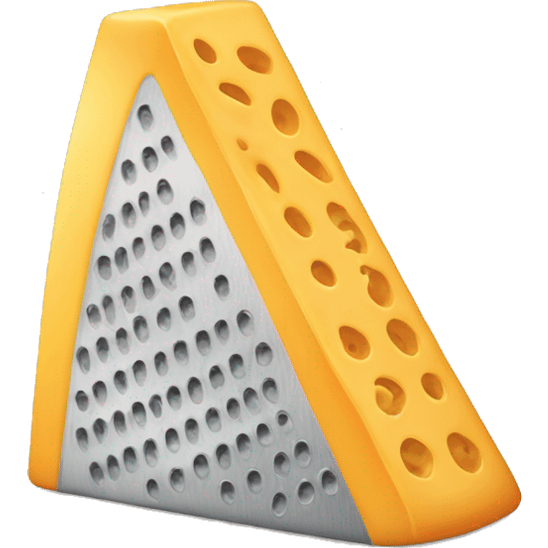 We make such an emoji, as if we rub the heel on a grater and it turns out like pieces of cheese emoji