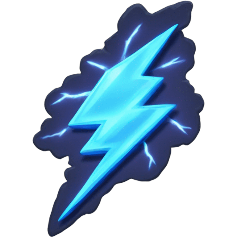 card with a lightning drew emoji