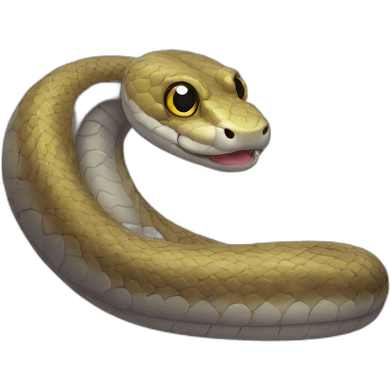 Cute snake emoji