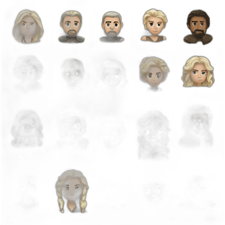 Games of trones emoji