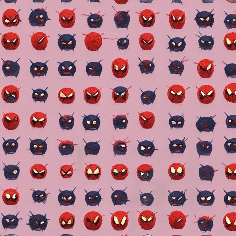 Horrible spiderman modern alarm clock emoji