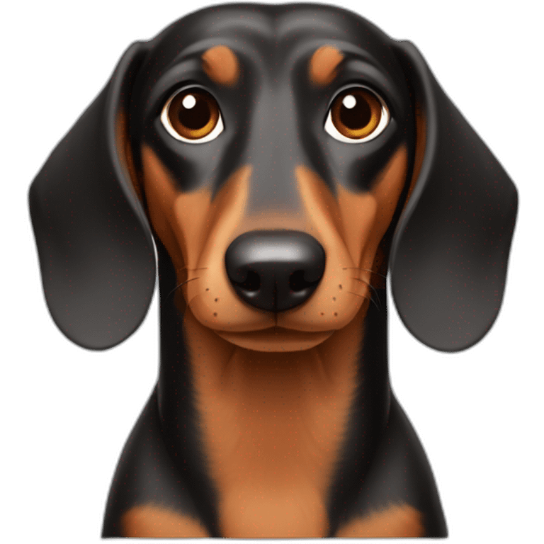 Dachshund dog emoji