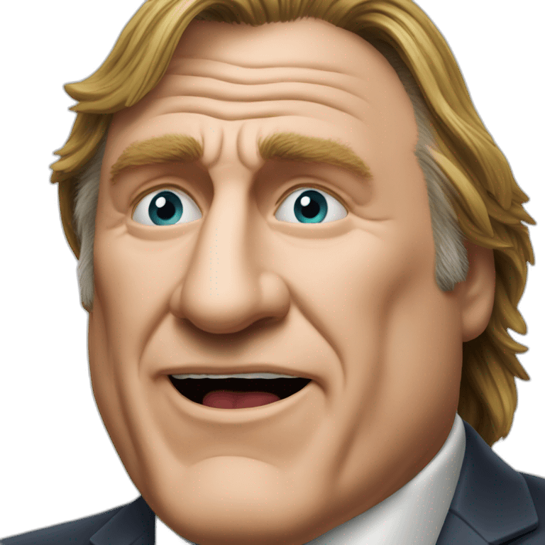 Depardieu qui rigole emoji