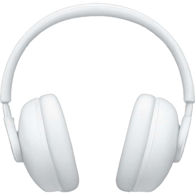 White Sony headphones emoji