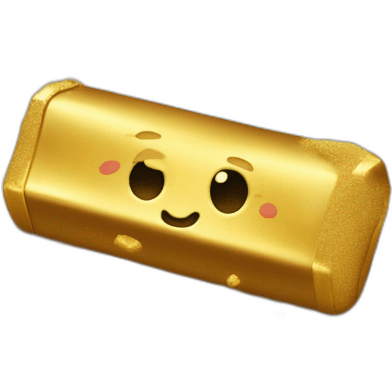 dust becoming gold bar emoji