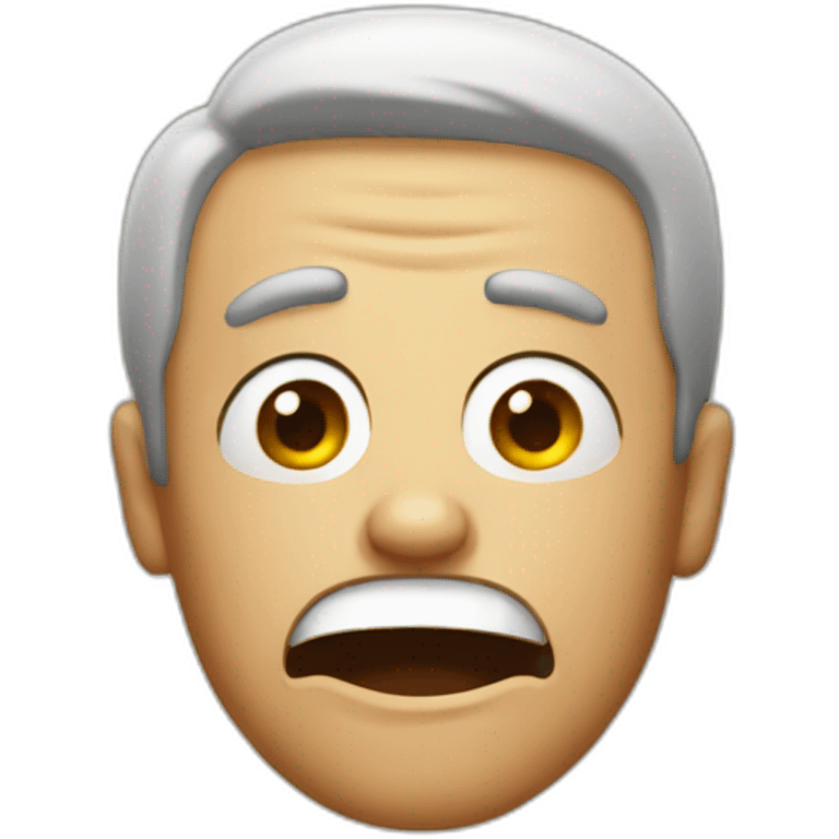 Shocked men emoji