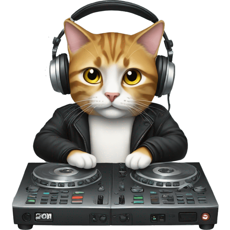 Dj cat emoji