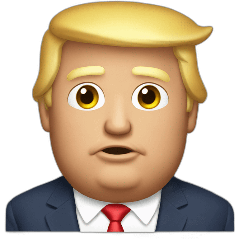 Extrême-fat-donald-trump emoji