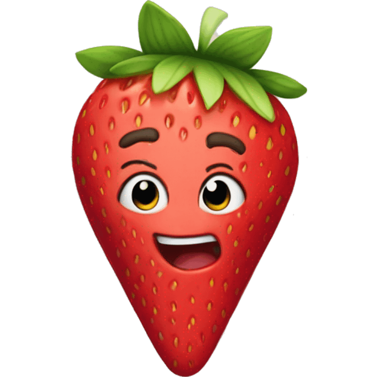 strawberry smothie emoji