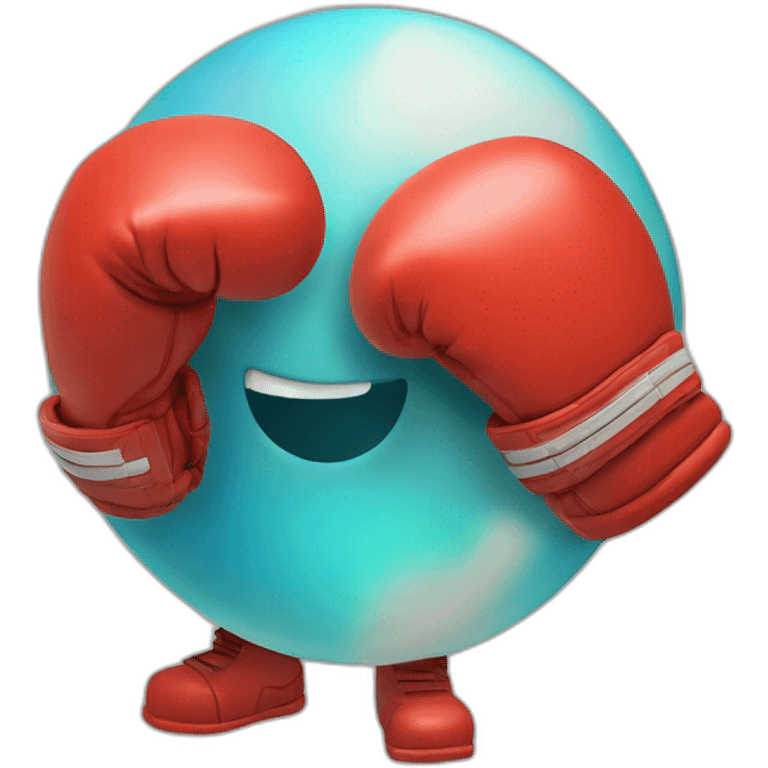 venus planet with boxing gloves  emoji