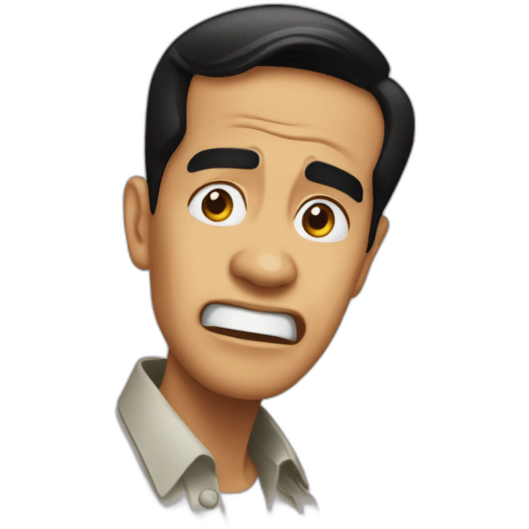 jokowi shock expression emoji