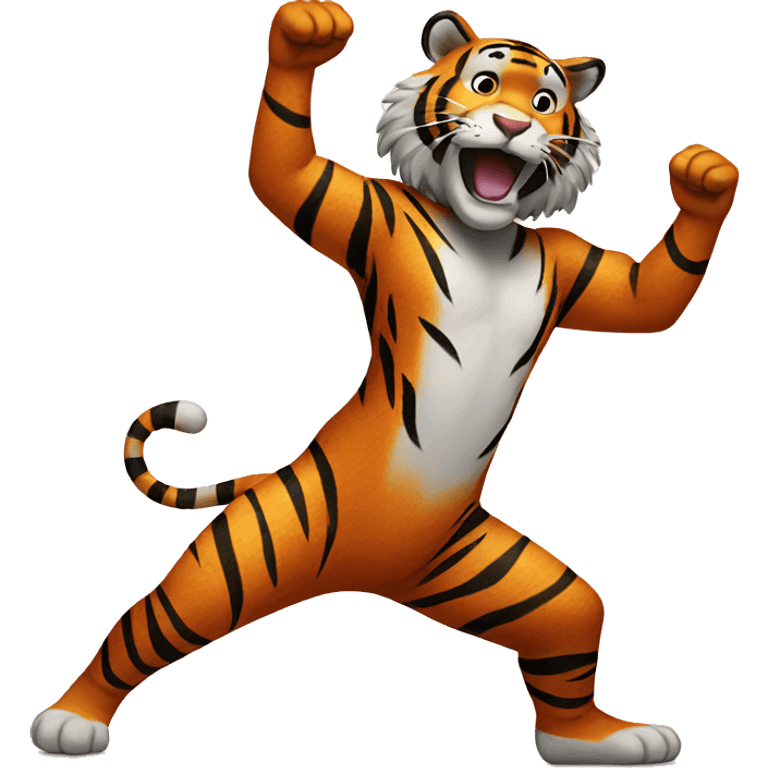 Tiger dancing emoji