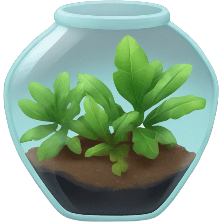  open plant terrarium emoji