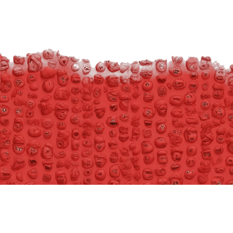 red aesthetic emoji