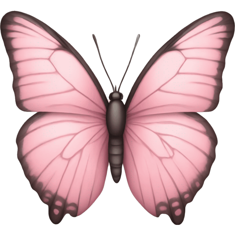 Pastel Pink butterfly emoji