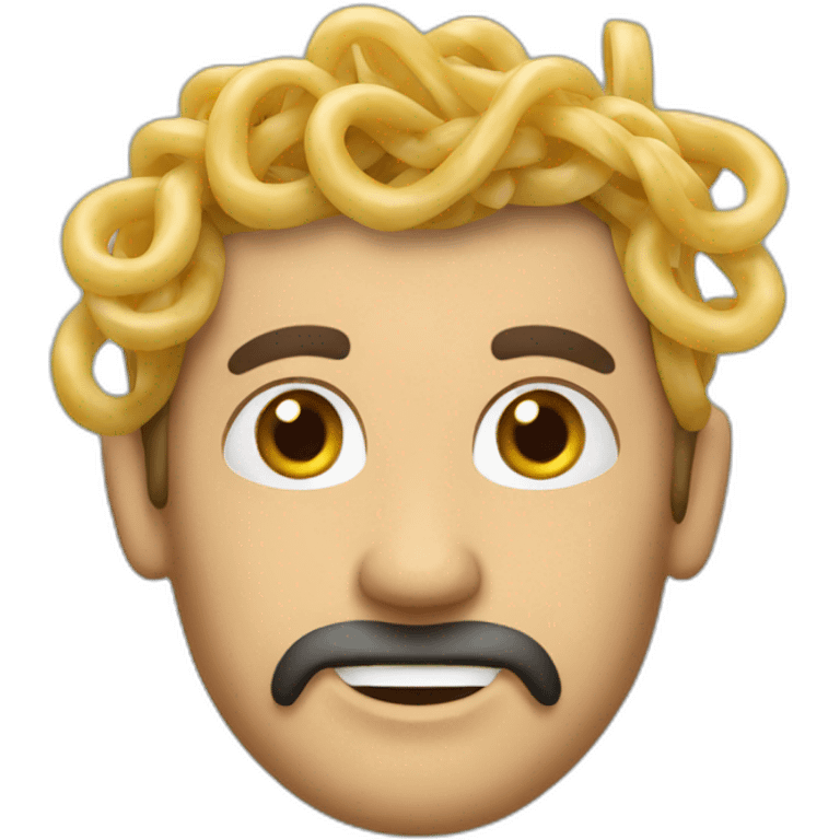 Man with linguini emoji