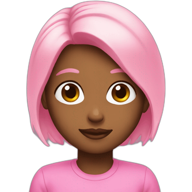 pink girfriend emoji