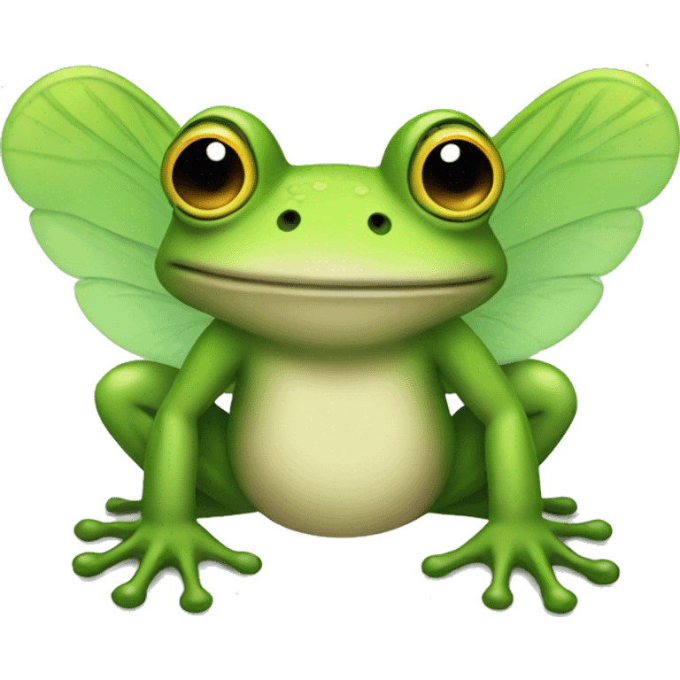 Frog with wings emoji