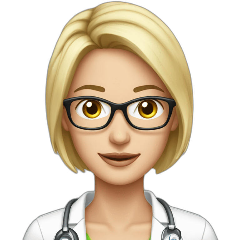 Posh-Radiologist-performing-breast-mri-to-leni-klum emoji