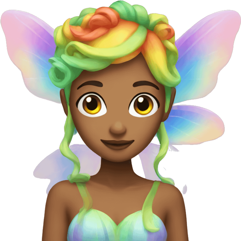 rainbow fairy emoji