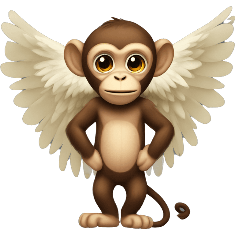 monkey with wings emoji