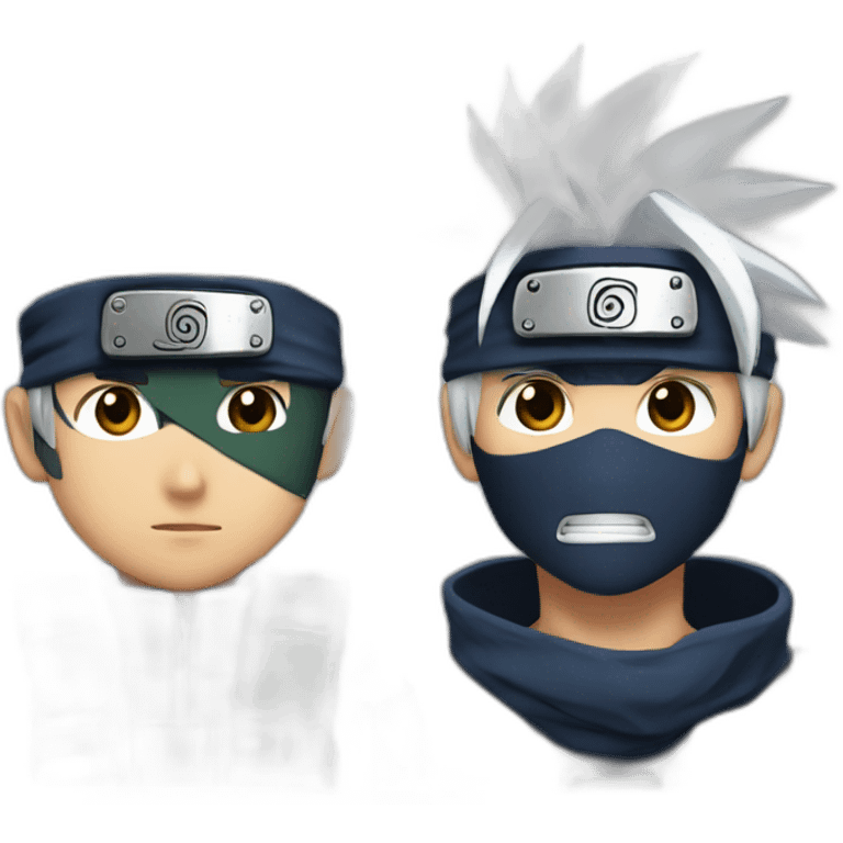 Saskue and kakashi emoji