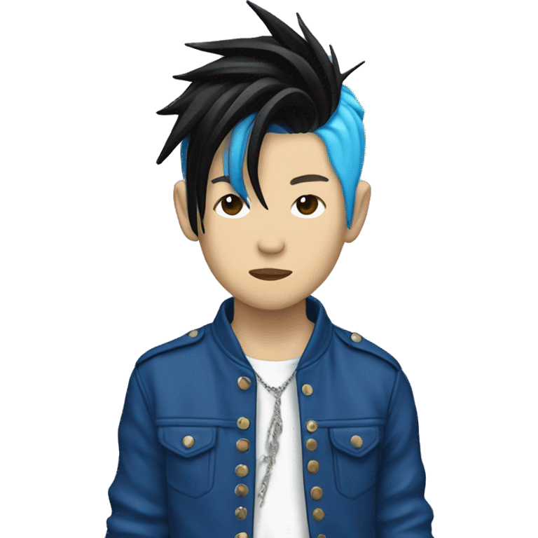 miyavi, blue emoji