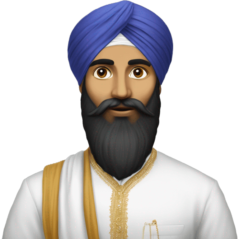 A puratan Sikh Nishan Sahib  emoji