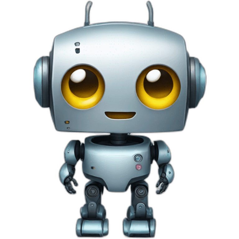 Cute robot emoji