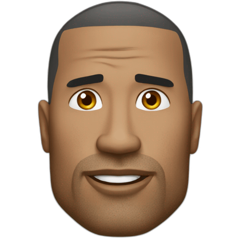 The rock face emoji