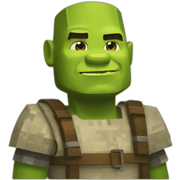 Shrek Minecraft emoji