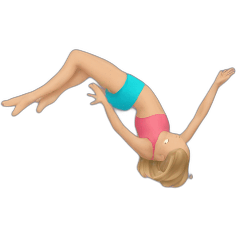 elisabeth borne doing a flip emoji