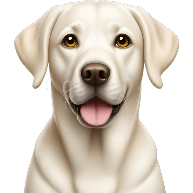 White Labrador emoji